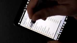 HTC HD2 with Stylus Test