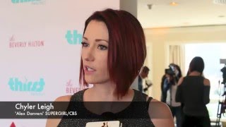 Super Girl's Chyler Leigh At The Thirst Project World Water Day  Press Conference