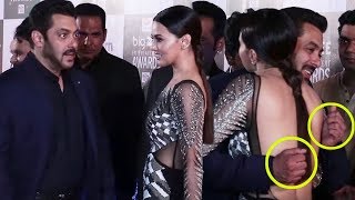 Salman Khan's Most Awkward Moment With Sana Khaan At Zee Cine Awards 2017