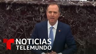 Cuarto día de juicio político: los ‘fiscales’ concluyen sus acusaciones contra el presidente Trump