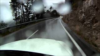 Driving up to the Interalpen-Hotel Tyrol