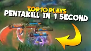 Mobile Legends Fastest Pentakill Ever (Top 10 Plays #4)