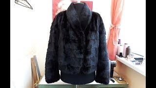 Как уменьшить плечи в полушубке из натурального меха