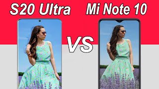 Samsung Galaxy S20 Ultra VS Xiaomi Mi Note 10 Camera Test | 108MP VS 108MP ?