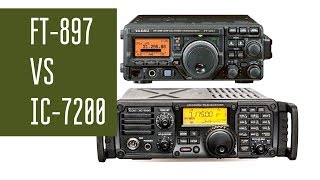 Icom IC-7200 и Yaesu FT-897. Сравнение работы радиостанций в полевых условиях. Короткие волны.