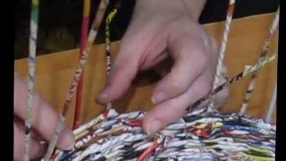 Плетение ажурных ручек+загибка трубочек