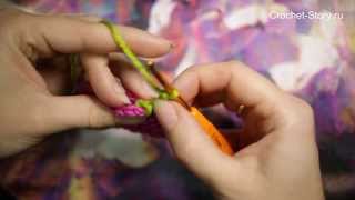 Цветы крючком Астра Часть 3