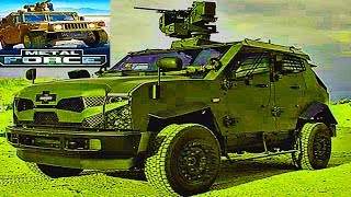 Metal Force:War Modern Machines как World of tanks blitz на бронемашинах много техники на колесах