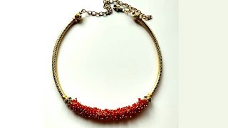 Diy pearl Necklace || loreal pearl statement necklace|| pearl chain tutorials