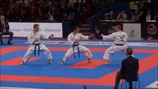 Team Kata + Bunkai GOJUSHIHO SHO by France National Team - 21st WKF World Karate Championships