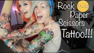 Rock, Paper, Scissor TATTOO!! Tori & Robby
