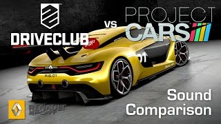 DriveClub vs Project CARS - Renault Sport R.S. 01 Sound Comparison