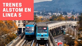 Recopliación de una hora del Metro de Santiago Linea 5  (Octubre 2019)