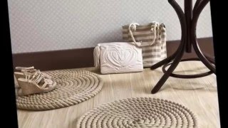 Коврики из веревок и шнура  для уюта в доме