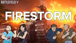 Let's Play Battlefield V Battle Royale Firestorm gameplay - FIRE IN THE HOLE!