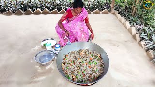 শীতের কিছু সব্জী দিয়ে অসাধারণ একটি চিড়ের টিফিন রেসিপি/Breakfast recipe/Poha Polao/like Chirer Polao