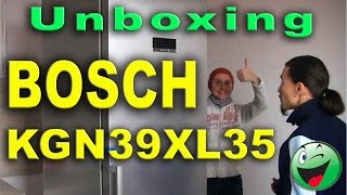 Распаковка - холодильник BOSCH KGN39XL35