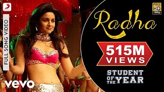 Radha - SOTY | Alia Bhatt | Sidharth Malhotra | Varun Dhawan |Udit Narayan|Shreya Ghoshal