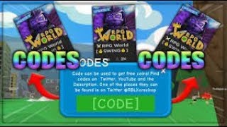 ALL NEW UPDATE 3 CODES IN RPG WORLD! (Roblox)