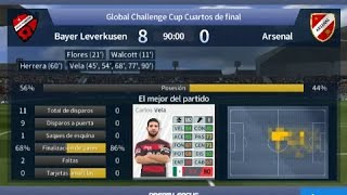 Dream league soccer 2017 Bayer Leverkusen Vs Arsenal | Cuartos De Final | GCC