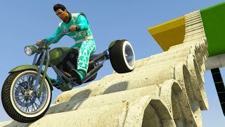 MEGA TOBOGÁN DE RULOS! - CARRERA GTA V ONLINE - GTA 5 ONLINE