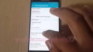 How to turn off or Disable autocorrect on Samsung Galaxy S6
