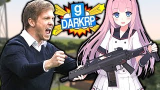 J'ENTRAINE MA FILLE À TUER LA POLICE ! - GMOD DarkRP FR