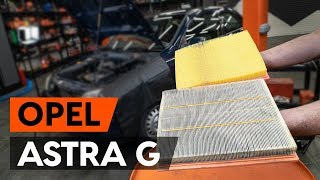 Как заменить воздушный фильтр на OPEL ASTRA G CC (F48, F08) [ВИДЕОУРОК AUTODOC]
