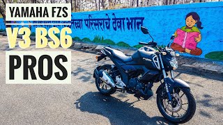 YAMAHA FZS FI V3 BS6 PROS |? 5 REASONS TO BUY YAMAHA FZS V3 BS6 2020.