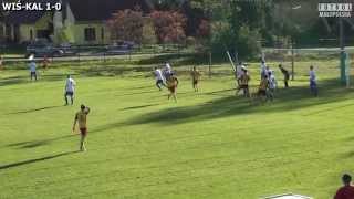 IV liga (Kraków-Wadowice): Wiślanka Grabie - Kalwarianka Kalwaria Zebrzydowska 1:0 (1:0) Maśnica 23
