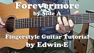 Guitar Tutorial: Forevermore by Side A (w Tabs) Fingerstyle Guitar Solo Cover