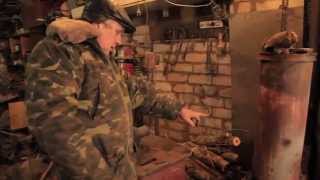 Буржуйка своими руками, Буржуйка в гараже. Самодельная Печ. Stove with his hands