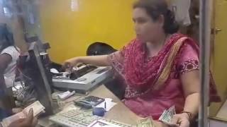 Rude behaviour of a railway staff at the tickt counter.