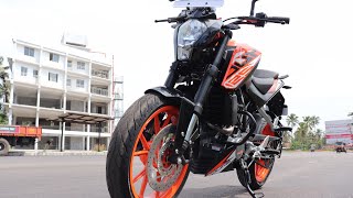 KTM Duke 125 detailed overview review!!(Initial ride impressions, Specs & Exhaust note)