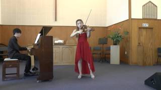 Anna Lee plays Violin Concerto No. 1, 3rd mvt. by Max Bruch