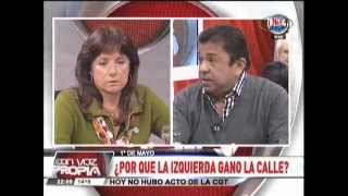 Vilma Ripoll debate YPF y el 1º de Mayo con Gustavo Sylvestre 01-05-2012
