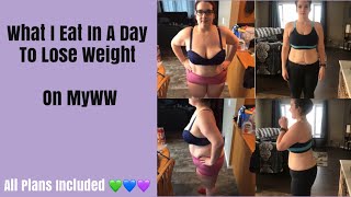 What I Eat In A Day To Lose Weight - MyWW Green Plan - All Plans Included