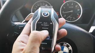 BMW E70 Display key retrofit