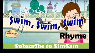Swimming Rhymes | Swim Swim Song for Kids and Babies by Simsam