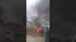 Автомобиль сгорел в Затобольск-30.09.17