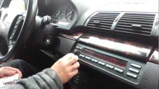 How to remove Radio - BMW X5 (e53) 1999 - 2006 or BMW 5 series (e39)