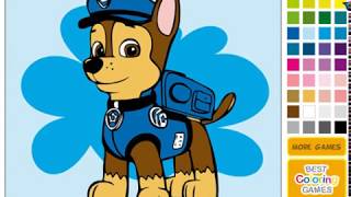 Щенячий патруль: Рисовать Гонщика (Paw Patrol Coloring Chase)