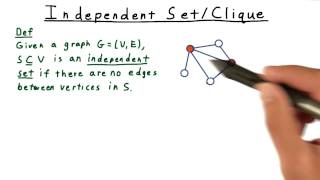Independent Set - Georgia Tech - Computability, Complexity, Theory: Complexity