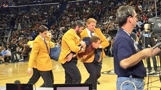 Will Ferrell Hits a Cheerleader in the Face with a Basketball