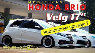 Honda Brio Modifikasi Velg OZ Racing 17 Inch  | Proleevo Channel