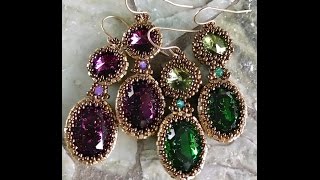 Interlace Earrings - A Bronzepony Beaded Jewelery Design