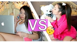 High School You Vs. Child You Night Time Routine!