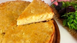 Картофельный пирог на кефире - сытный вкусный и простой.