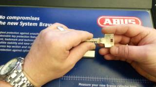 Цилиндр ABUS Bravus. 3000. Система главного ключа.