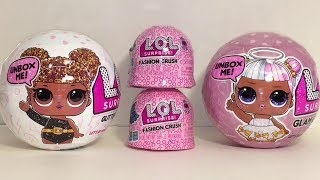 LOL Surprise Glitter Series 1 Glam Glitter Dolls Fashion Crush Outfits Toy Opening & Review